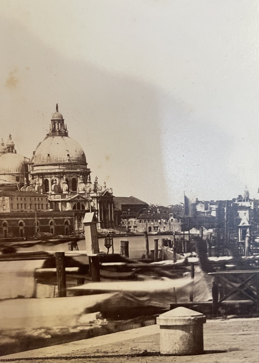 Venise, Hôtel Danieli et Riva degli Schiavoni – Grande photographie d’époque, vers 1890-1905 -photo-3