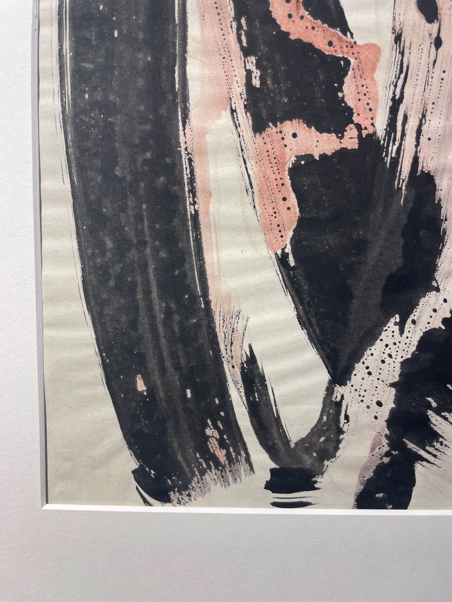 Anja Decker (1908–1995), Abstract Composition On Paper, German Art Informel, Circa 1950–1965  -photo-1