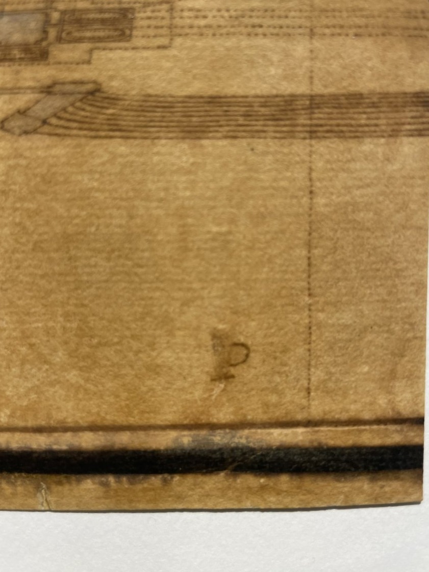 Architectural Drawing: Monumental Façade With Statues And Obelisks. 18th Cent-photo-4