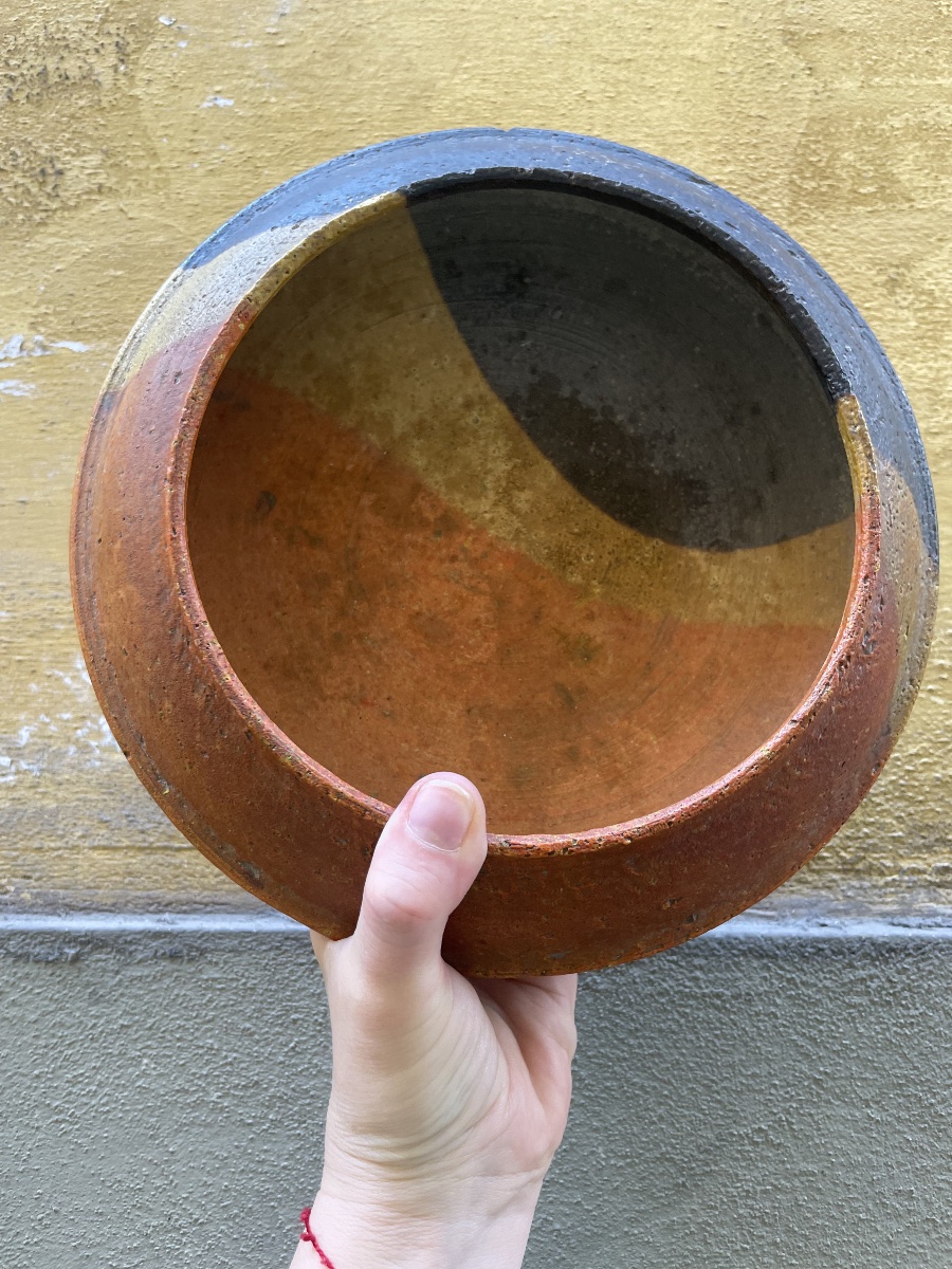Marcello Fantoni, Polychrome Ceramic Bowl Signed “fantoni Italy,” Model 920/7  -photo-3