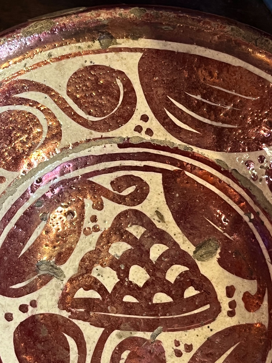 Hispano-moresque Lustre Pottery Dish, Spain, Possibly Valencia, 17th-18th Century-photo-8