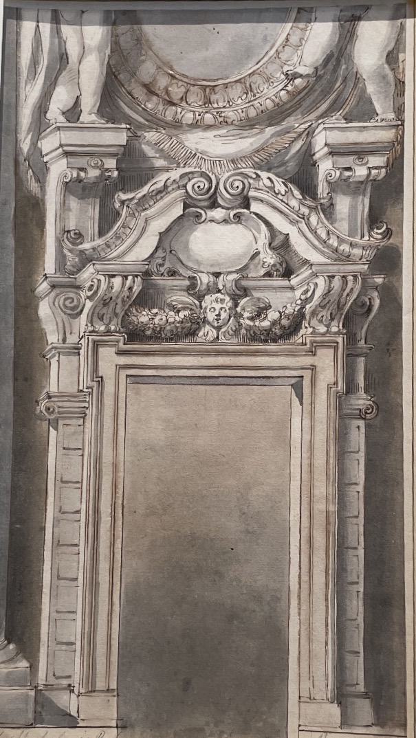 Projet pour San Michele in Bosco, Bologne, Domenico Santi dit Il Mengazzino (attr.)  