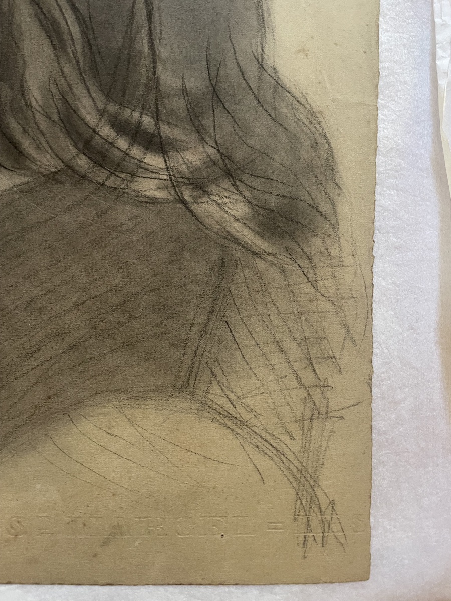 Academic Study – Presumed Portrait Of Franz Liszt (?), Italian School, Circa 1870  -photo-1