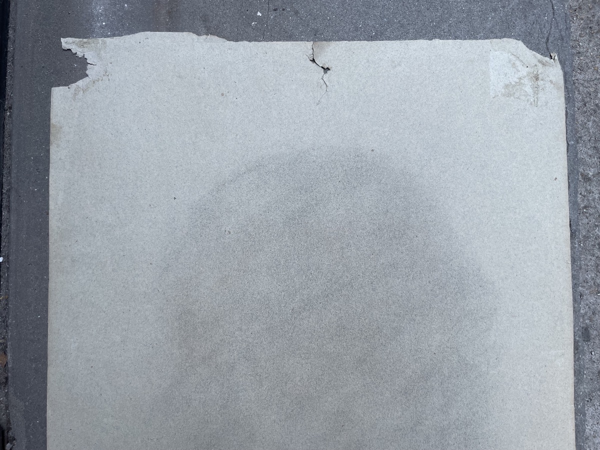 Dessin, portrait d’homme à moustache et nœud papillon, atelier de Enrico Reffo, 32 × 45 cm-photo-3