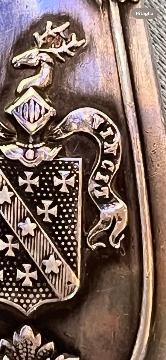 Six Puiforcat Sterling Silver Forks, Armorial, France, C. 1890  -photo-4