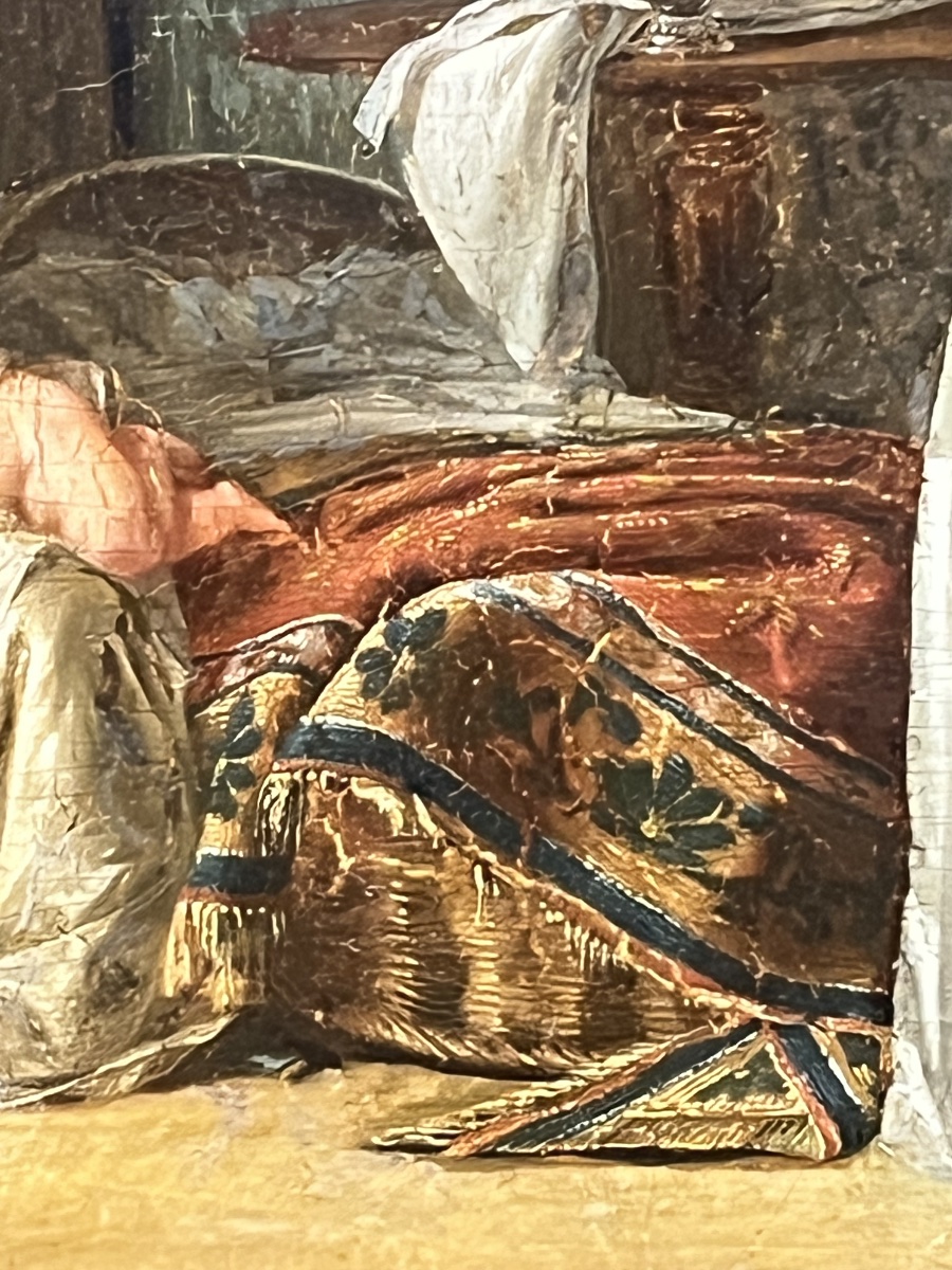 Jean-baptiste Mallet (1759–1835), Attributed, 17th-century Interior With Mother And Lutenist-photo-1