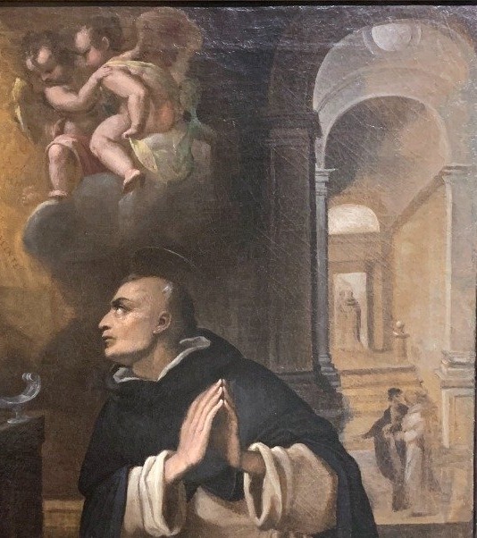 **saint Hyacinth, Dominican Friar, And The Vision Of The Virgin In Kiev, Oil On Canvas, C. 1600-photo-6