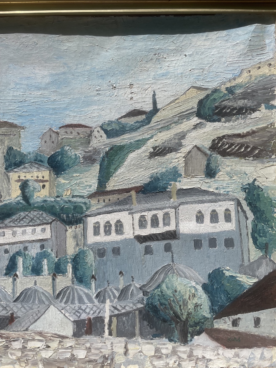 Počitelj, Ottoman Town In Bosnia And Herzegovina With Mosque And Minaret, Early 20th Century -photo-4