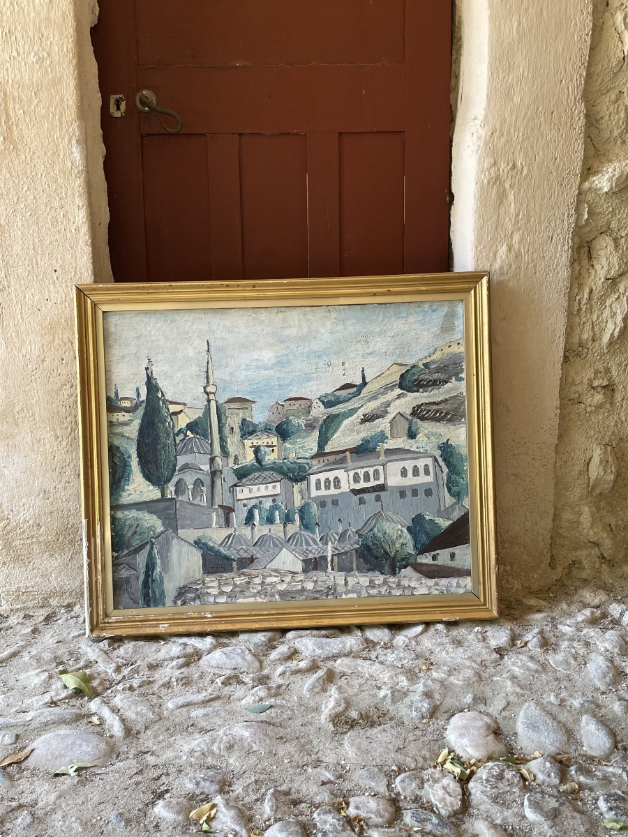 Počitelj, Ottoman Town In Bosnia And Herzegovina With Mosque And Minaret, Early 20th Century -photo-8