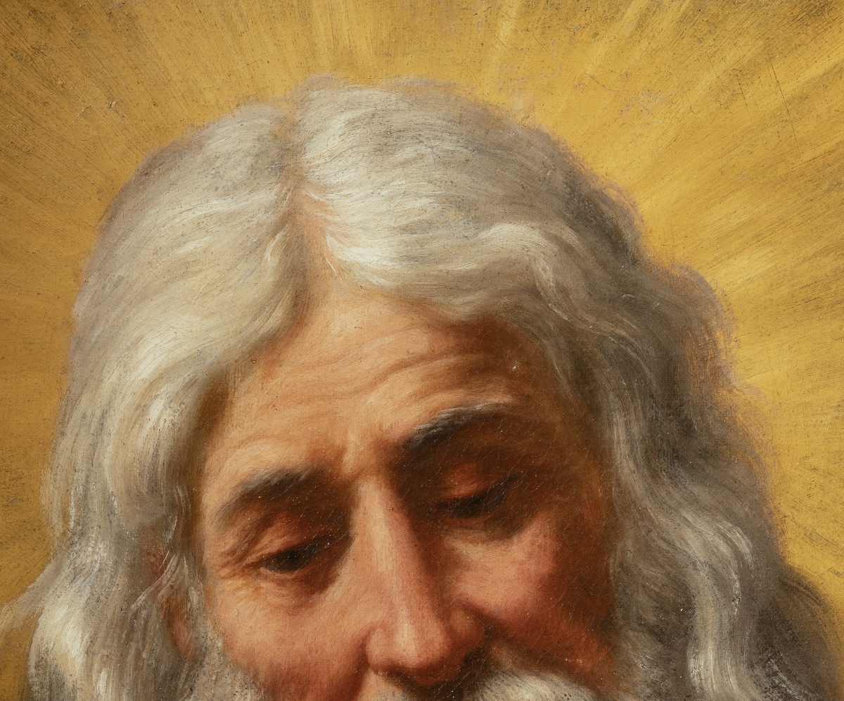 Matteo Rosselli – God The Father Blessing, Florentine School, 17th Century-photo-1