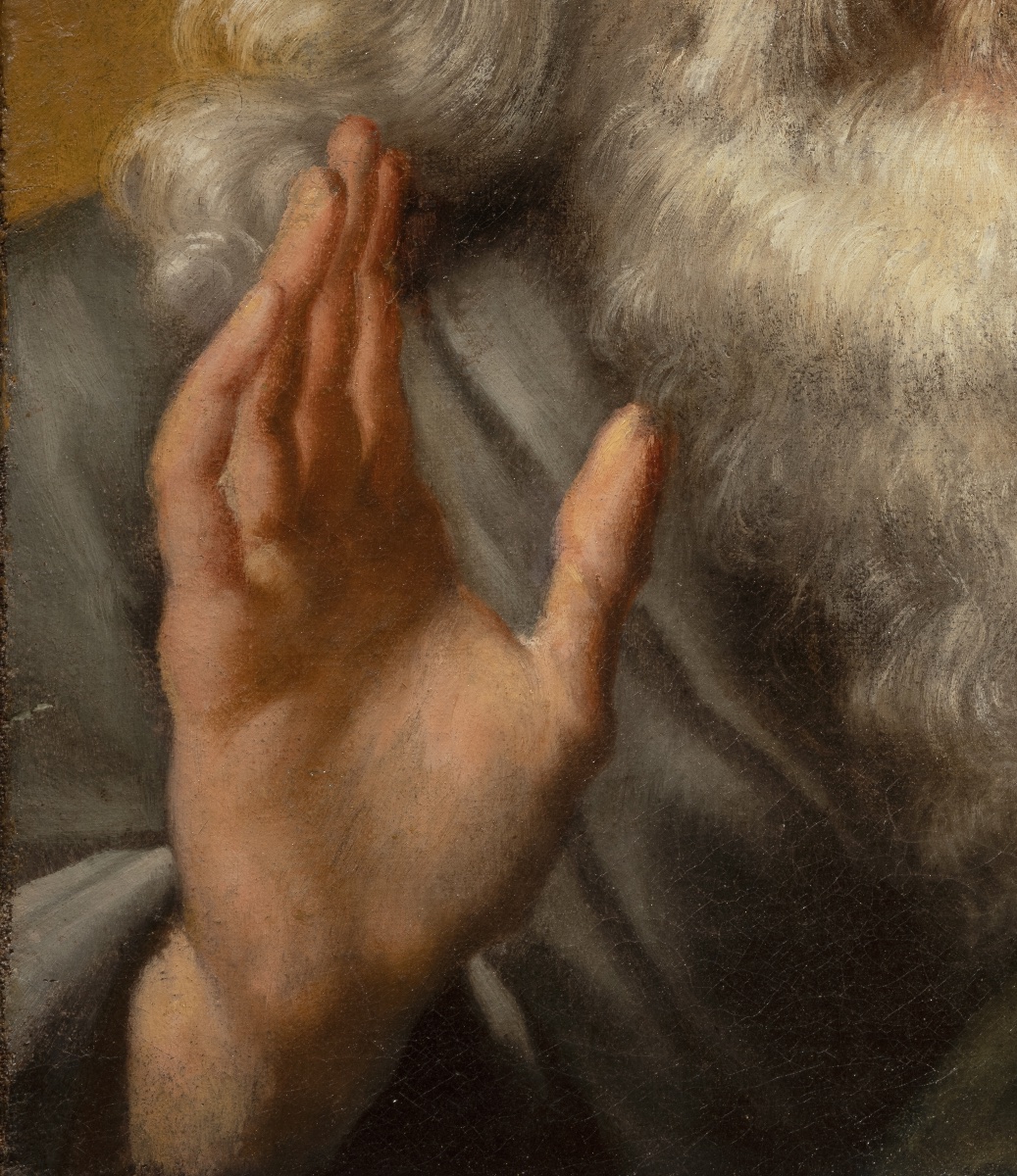 Matteo Rosselli – God The Father Blessing, Florentine School, 17th Century-photo-2