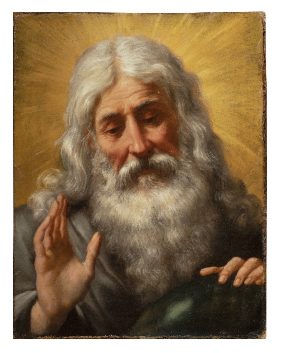 Matteo Rosselli – God The Father Blessing, Florentine School, 17th Century