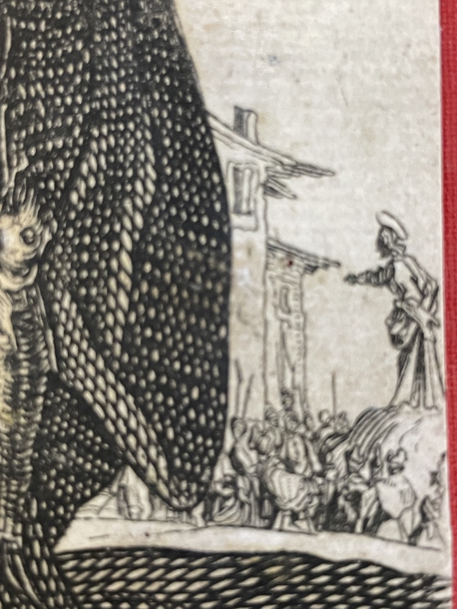 Jacques Callot – Saint André, Eau-forte sur papier vergé ancien, XVIIe–XVIIIe siècle-photo-4