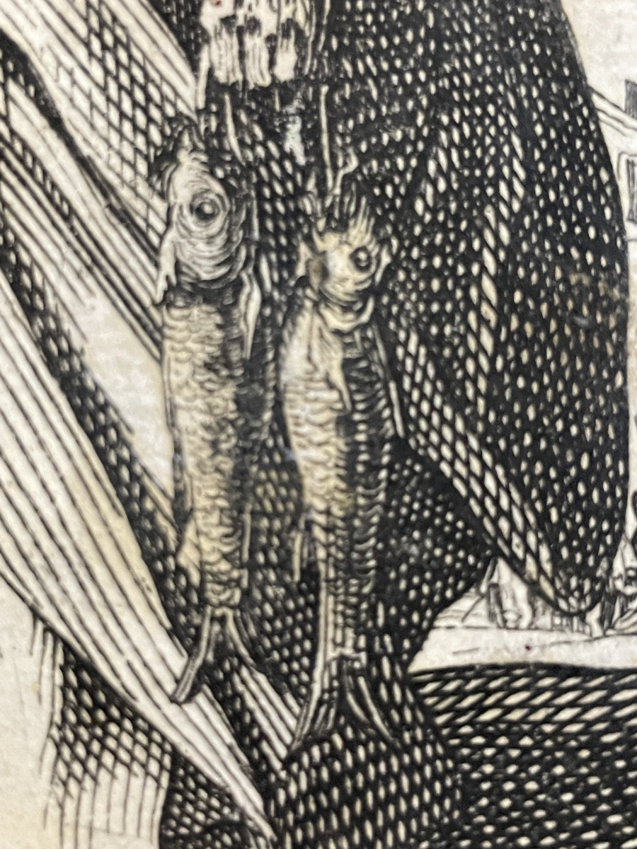 Jacques Callot – Saint André, Eau-forte sur papier vergé ancien, XVIIe–XVIIIe siècle-photo-5