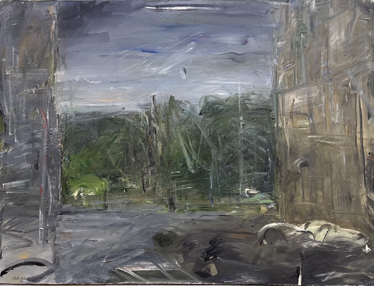 Expressive Cityscape By Folco Chiti Battelli (florence, 1932–2011)