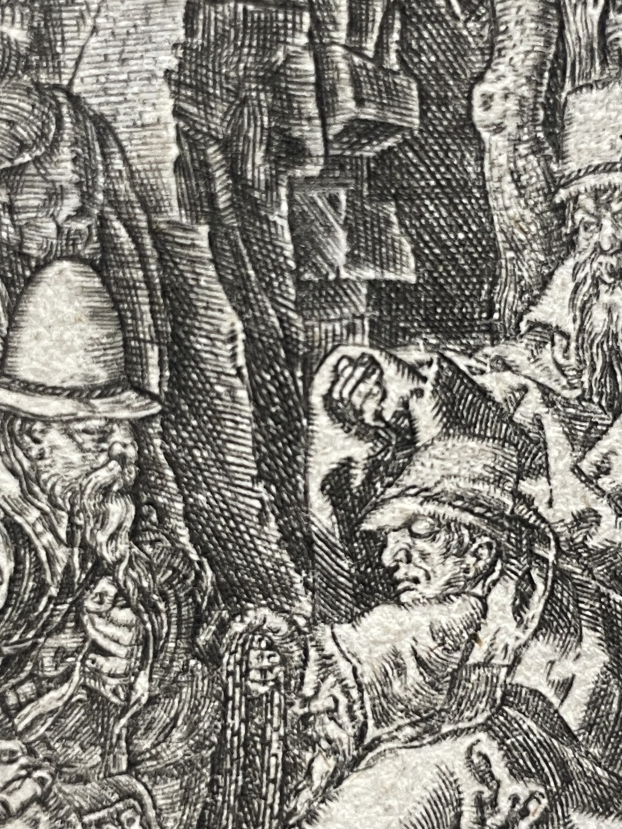 Heinrich Aldegrever, Engraving, The Good Samaritan, 16th Century, 1554  -photo-2