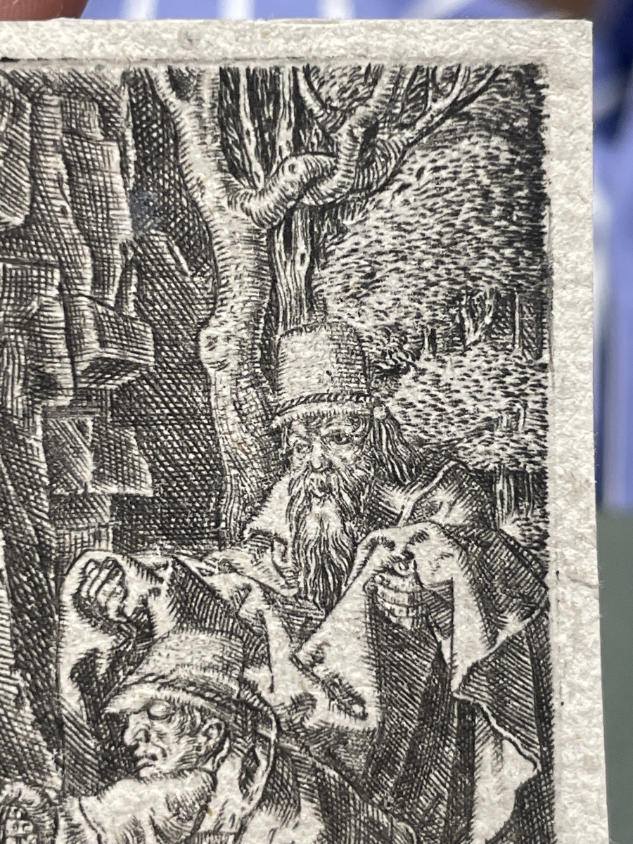 Heinrich Aldegrever, Engraving, The Good Samaritan, 16th Century, 1554  -photo-2