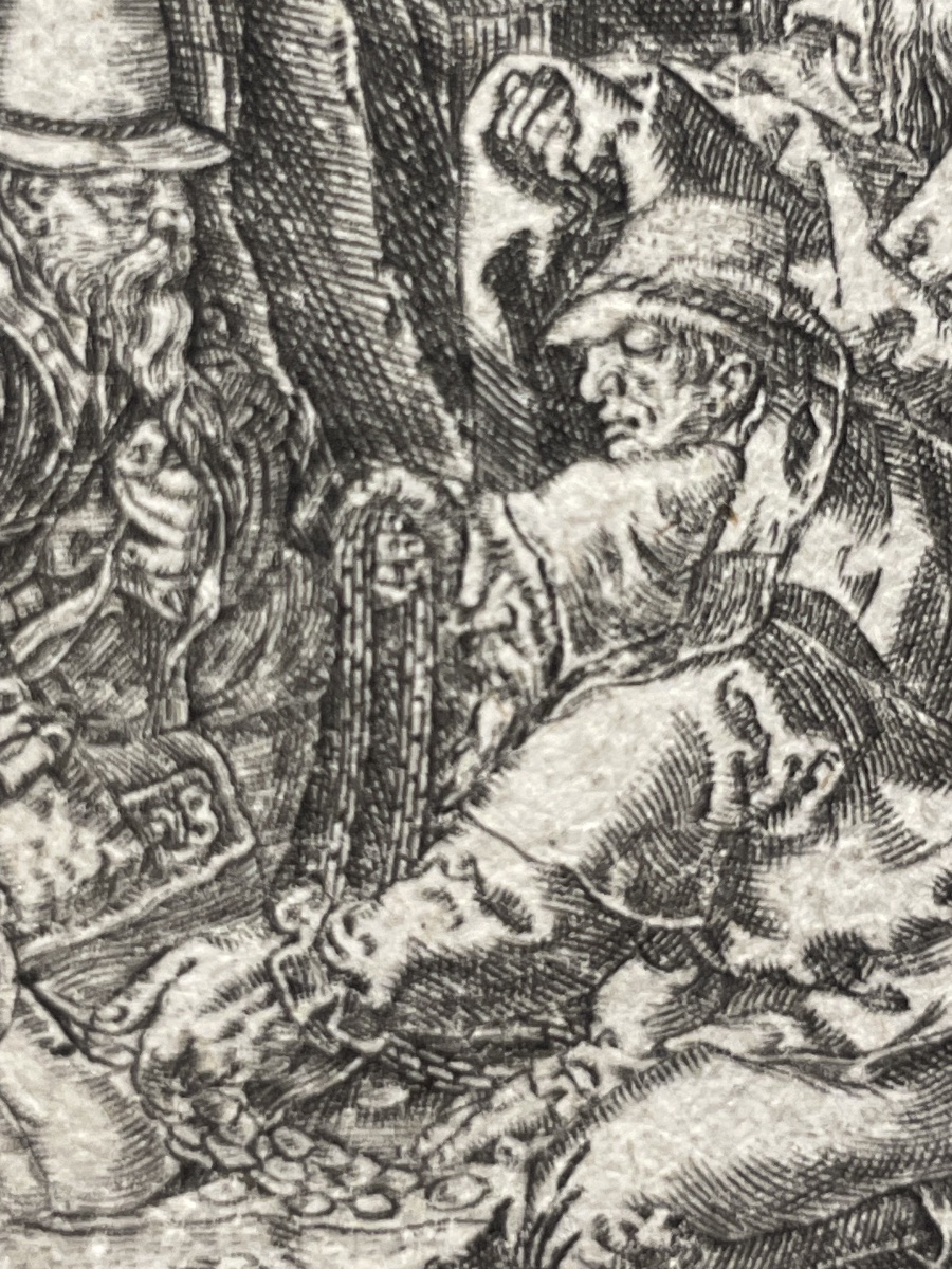 Heinrich Aldegrever, Engraving, The Good Samaritan, 16th Century, 1554  -photo-3
