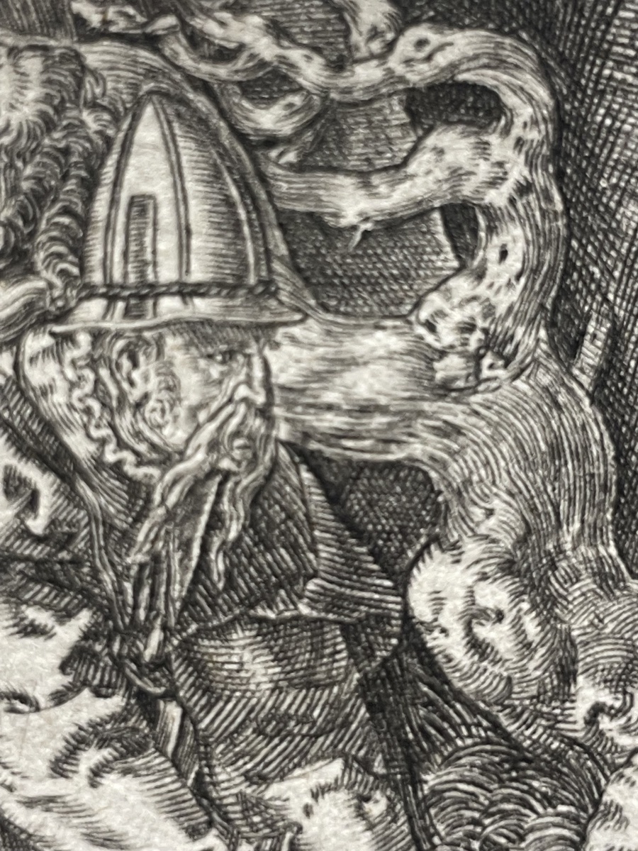 Heinrich Aldegrever, Engraving, The Good Samaritan, 16th Century, 1554  -photo-6