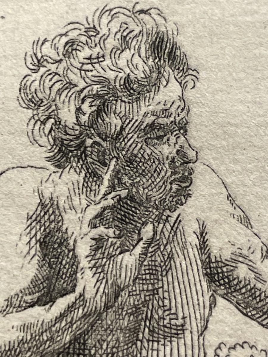 Rembrandt – Adam And Eve, Etching By Pierre-françois Basan, 18th Century-photo-3