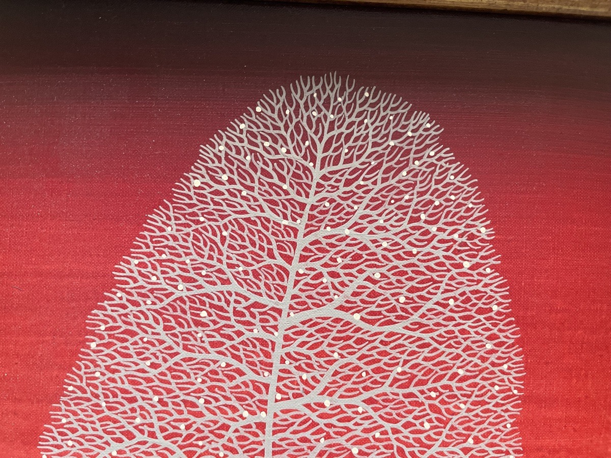 Stevan Petrovic, White Tree, Naïve Painter Between Serbia, France And Switzerland, Circa 1980-photo-3