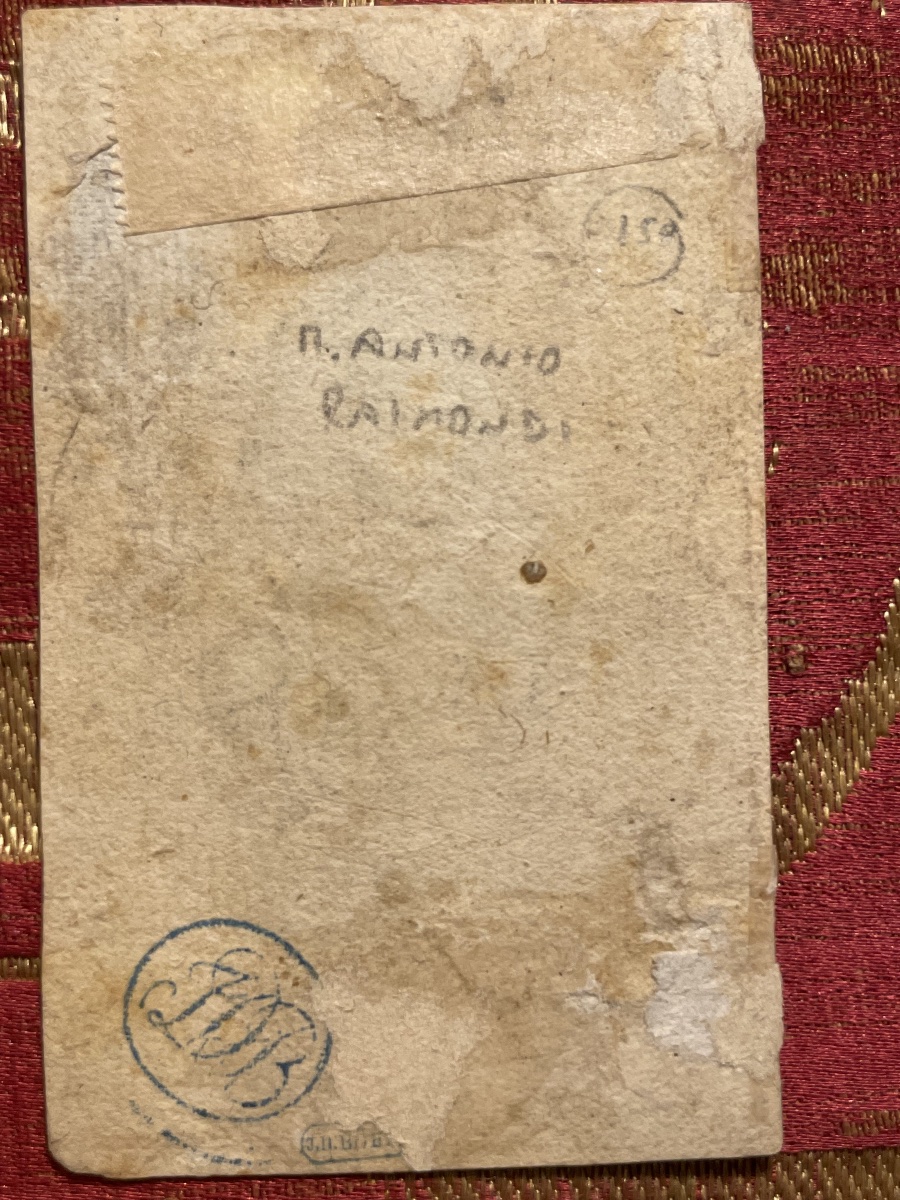 Marcantonio Raimondi, Salvator Mundi, gravure au burin, collection Böhm XVIe siècle -photo-2
