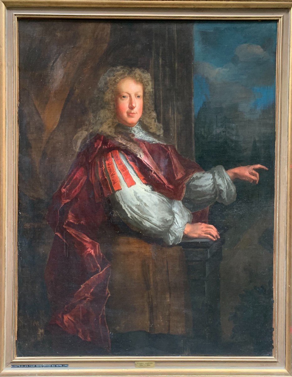 Portrait D’un Noble Anglaise. Datée 1764.