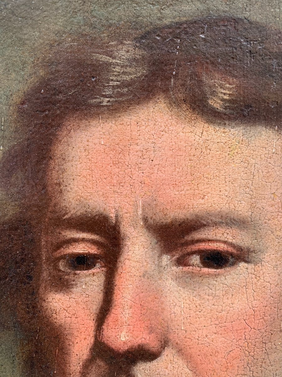Portrait d'Un érudit. XVIII Siècle. Italie-photo-2