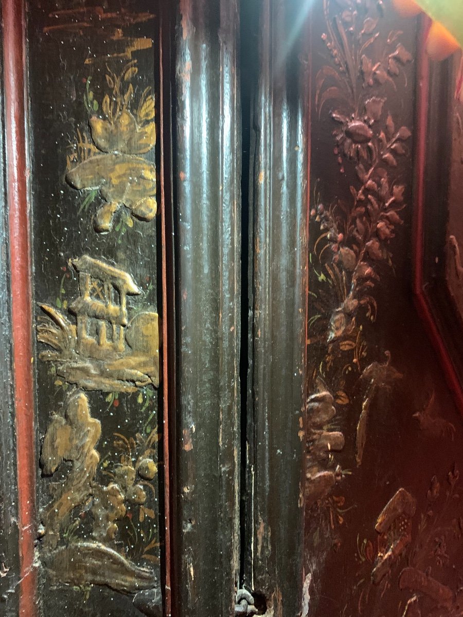 Corner Cupboard.  Chinoiserie. Italy XVIIIth Century-photo-2