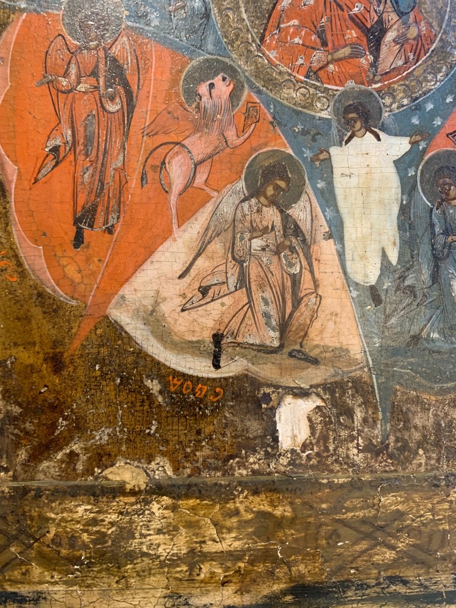 Russian Icon “neopalimaya Kupina” XIX Century-photo-2