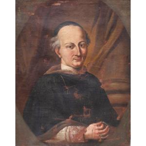 Portrait Of Bishop Of Verona And Chioggia: Giovanni Morosin (1719 - 1789), Italian School.