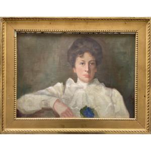 Portrait de l’épouse de l’explorateur arctique suédois Palander, 1901