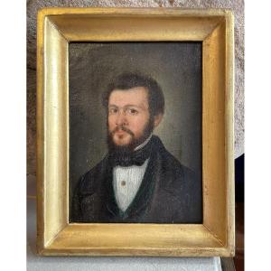 Portrait Of A Gentleman With Green Waistcoat And Bow Tie, Circa 1825-1835  