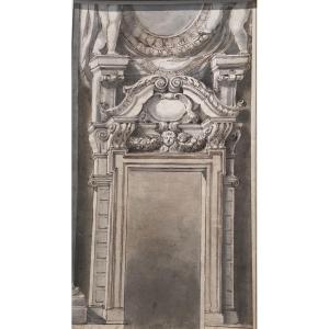Project For San Michele In Bosco, Bologna, Domenico Santi, Known As Il Mengazzino (attr.)