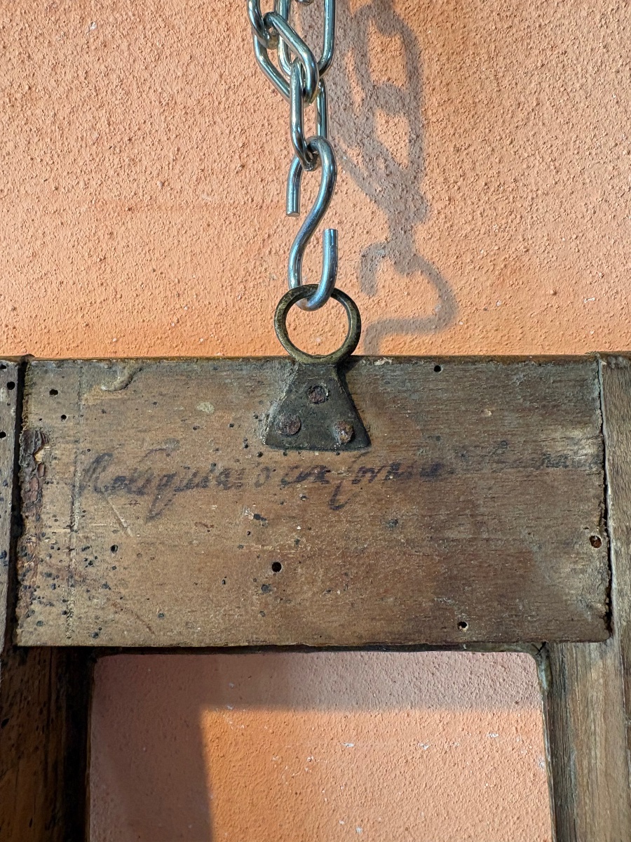 Petit cadre à cassette dorée et bulinata-photo-1