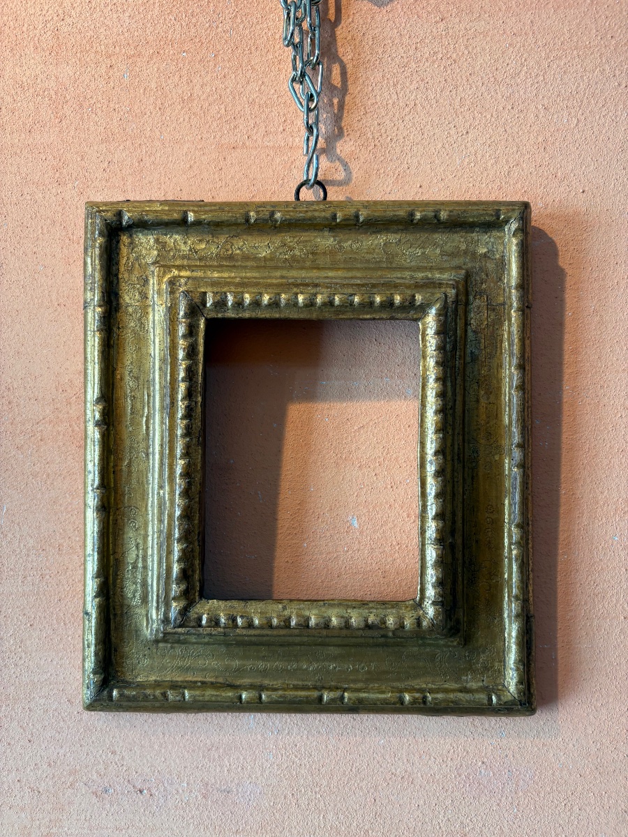 Petit cadre à cassette dorée et bulinata