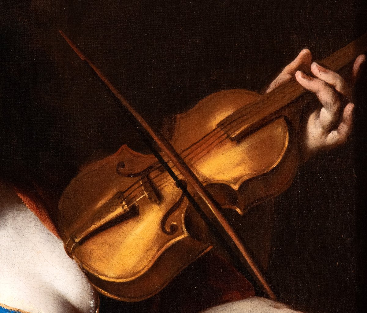 Andrea Vaccaro  (Napoli 1604 - Napoli 1670) Santa Cecilia-photo-3