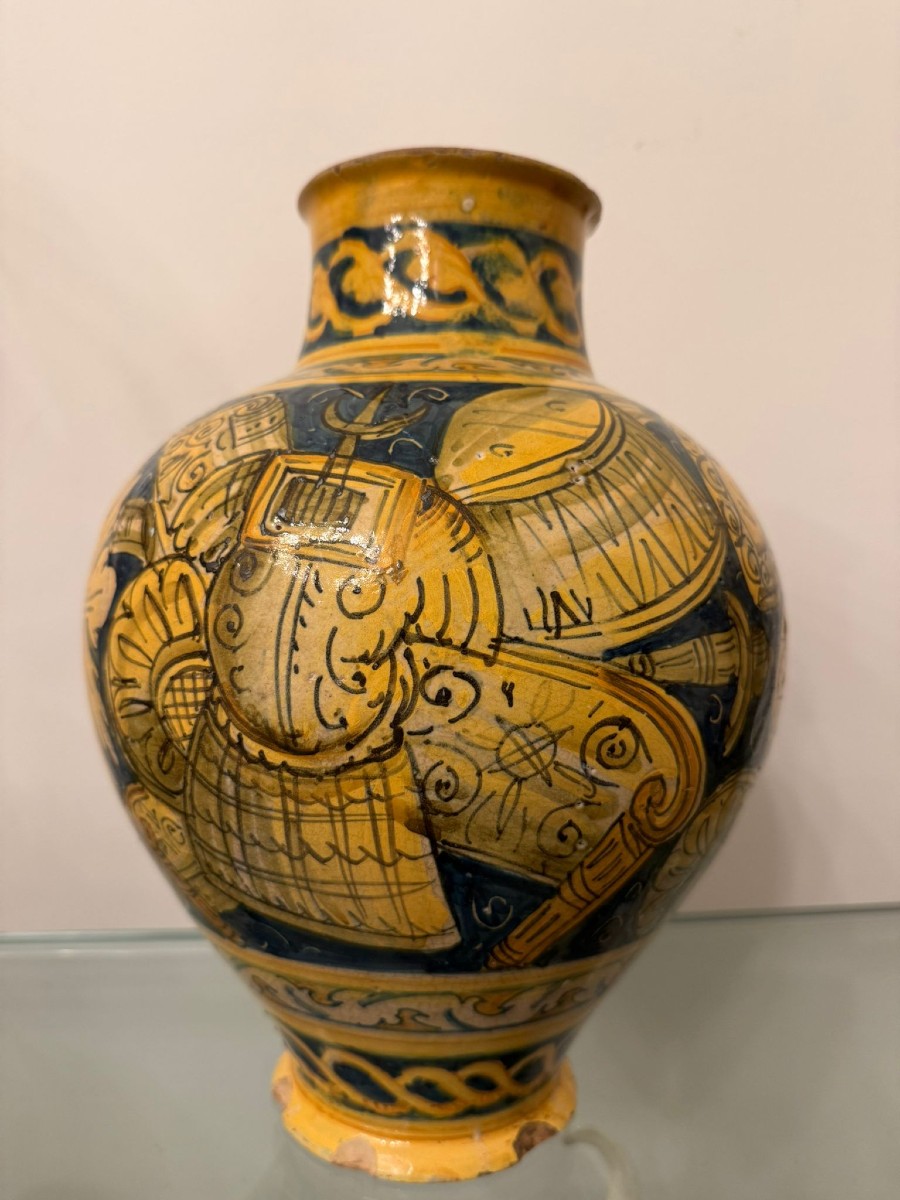 Vase en majolique de Palerme-photo-3