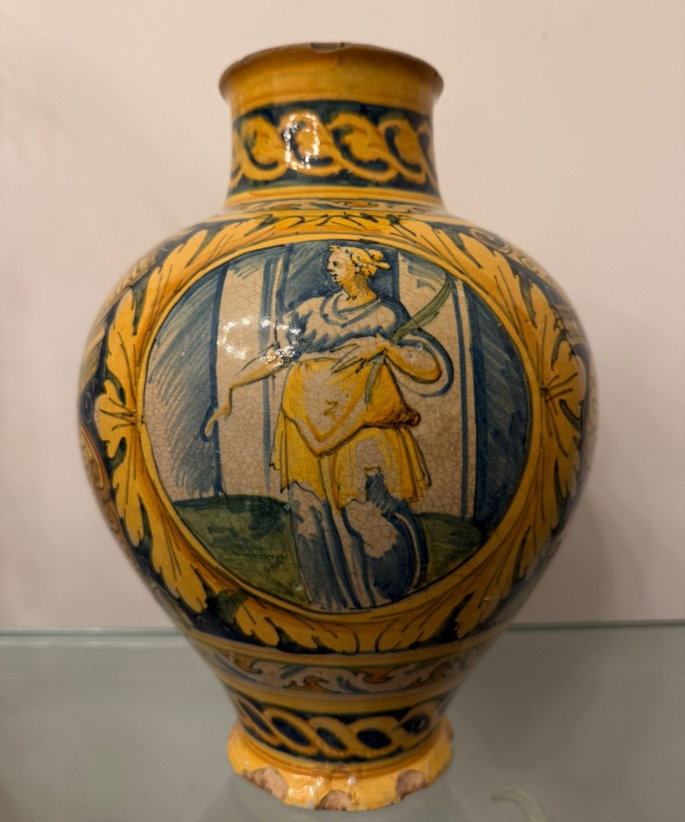 Vase en majolique de Palerme