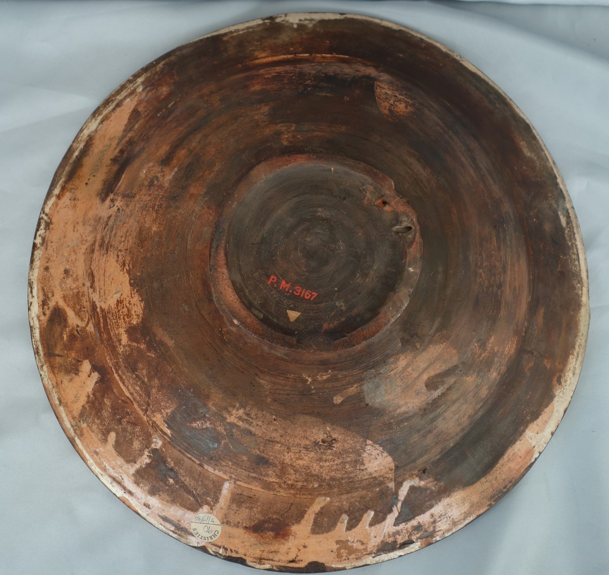 Piatto In Maiolica Di Siena-photo-3