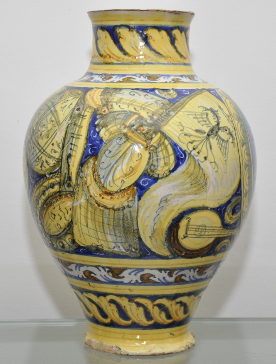 Vase en majolique de Palerme-photo-2