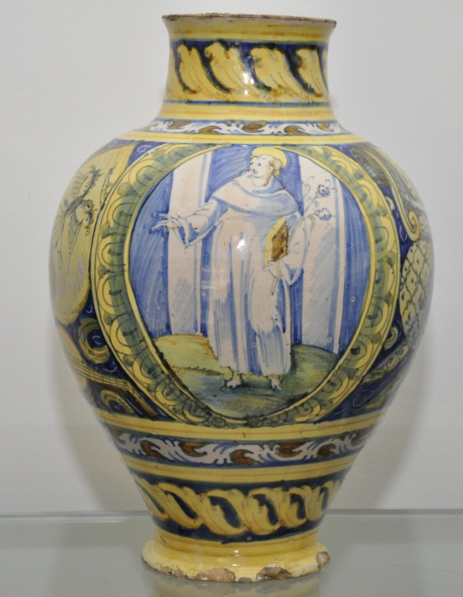 Vase en majolique de Palerme