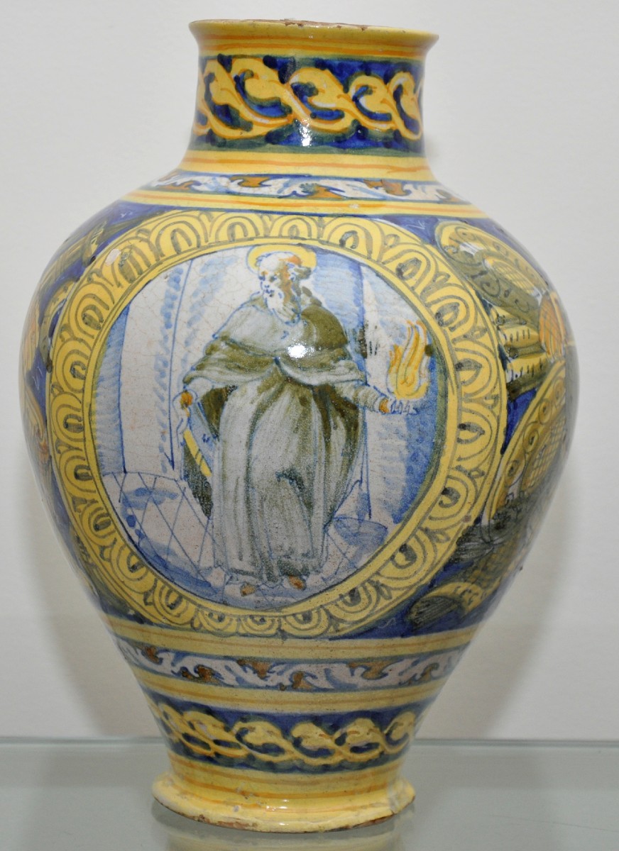 Vase en majolique de Palerme