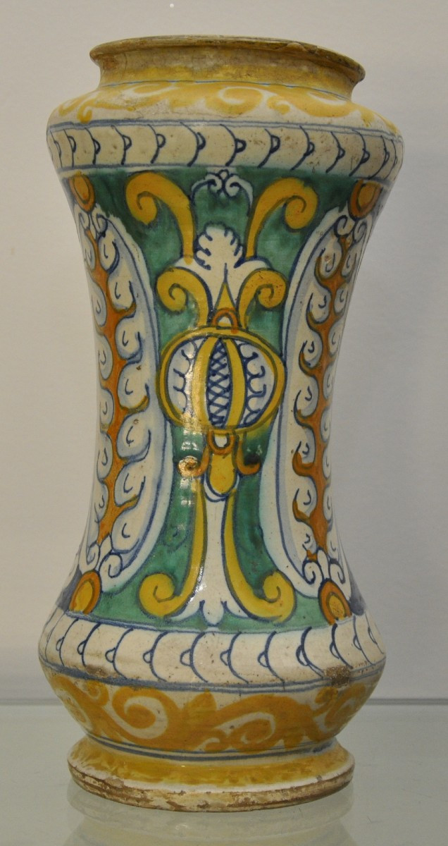 Albarello en majolique Sciacca-photo-2