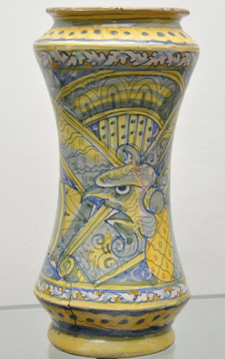 Albarello en majolique de Palerme-photo-2