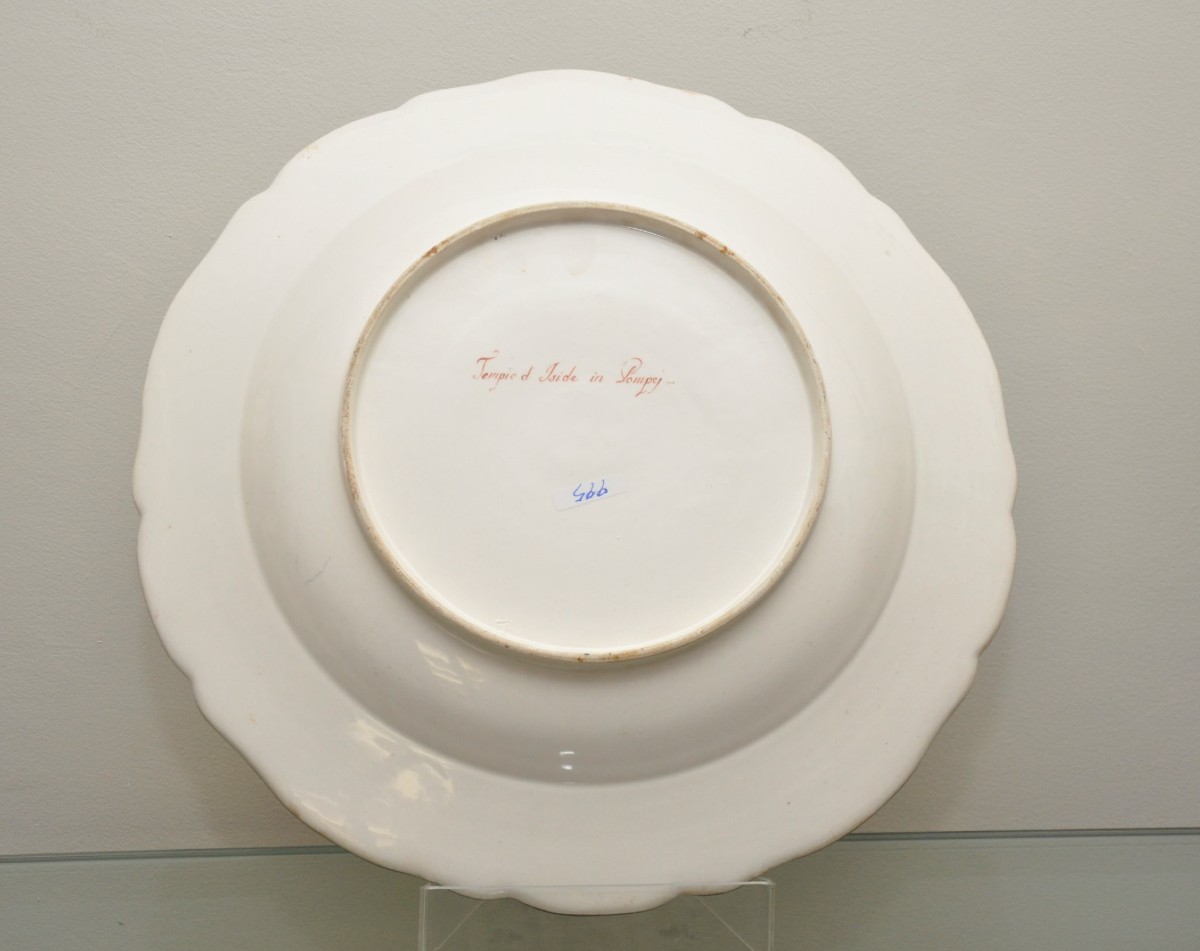 Gran plat de Naples, Real Fabbrica Ferdinandea, du « Service Fiordalisi », 1792-95-photo-2