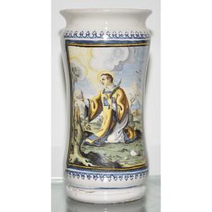 Albarello In Maiolica Di Castelli