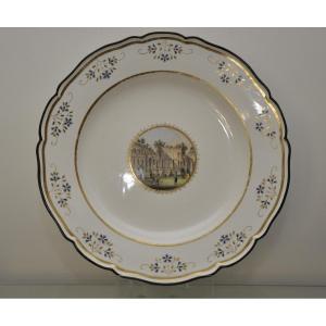 Large Plat Of Naples, Real Fabbrica Ferdinandea,  From « Service Fiordalisi », 1792-95