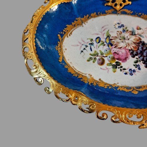 Sevres Porcelain And Gilt Bronze Inkwell Napoleon III-photo-2