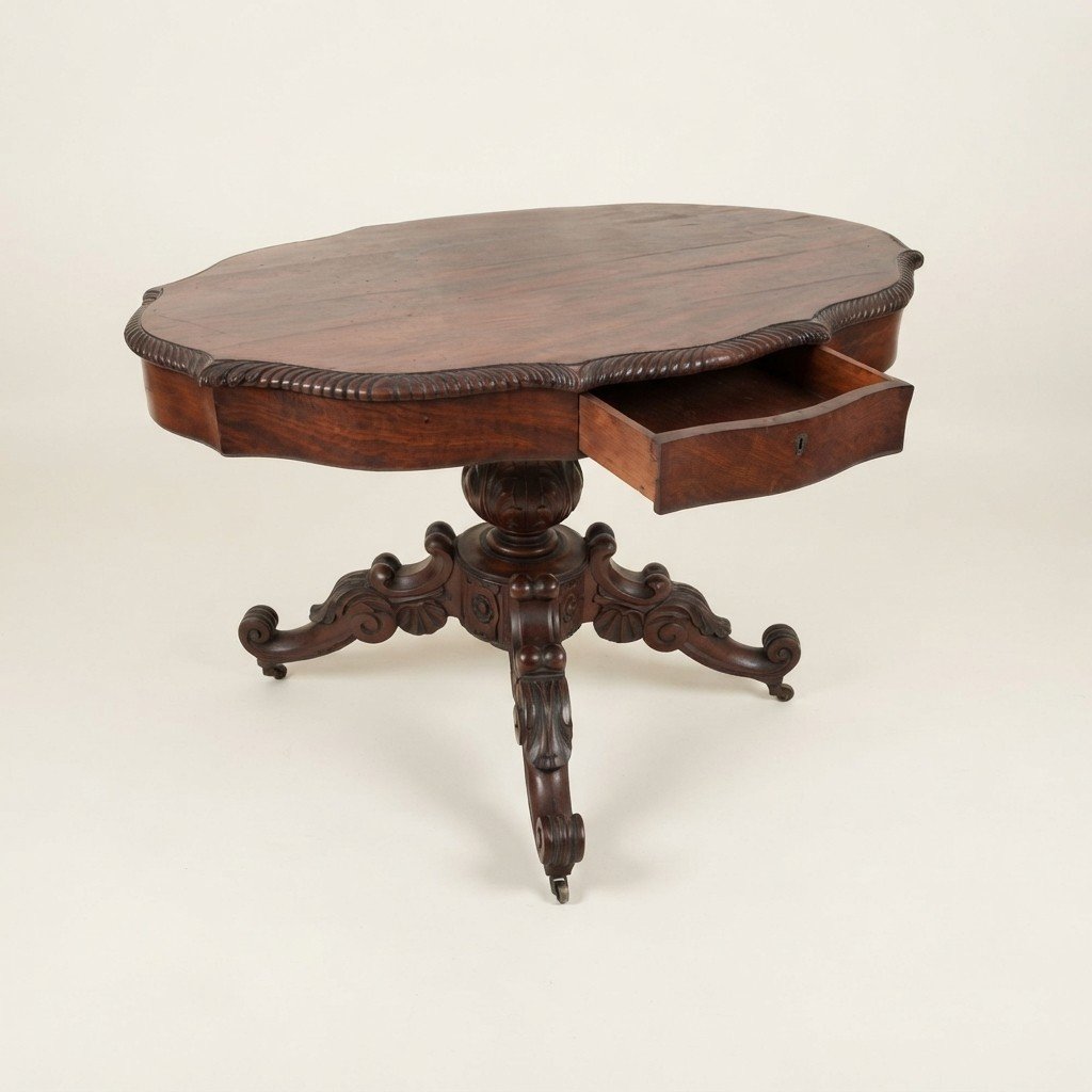 Gueridon Table Charles X Period-photo-2